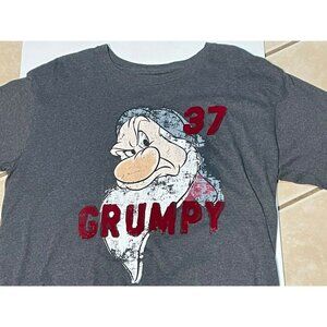 Disney Grumpy 37 shirt mens large Store exclusive short sleeve gray